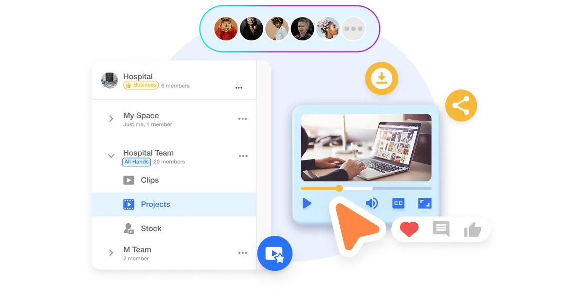Visla platform for curriculum explainer video creation, featuring tools for recording, editing, and collaborating on videos in one workspace.